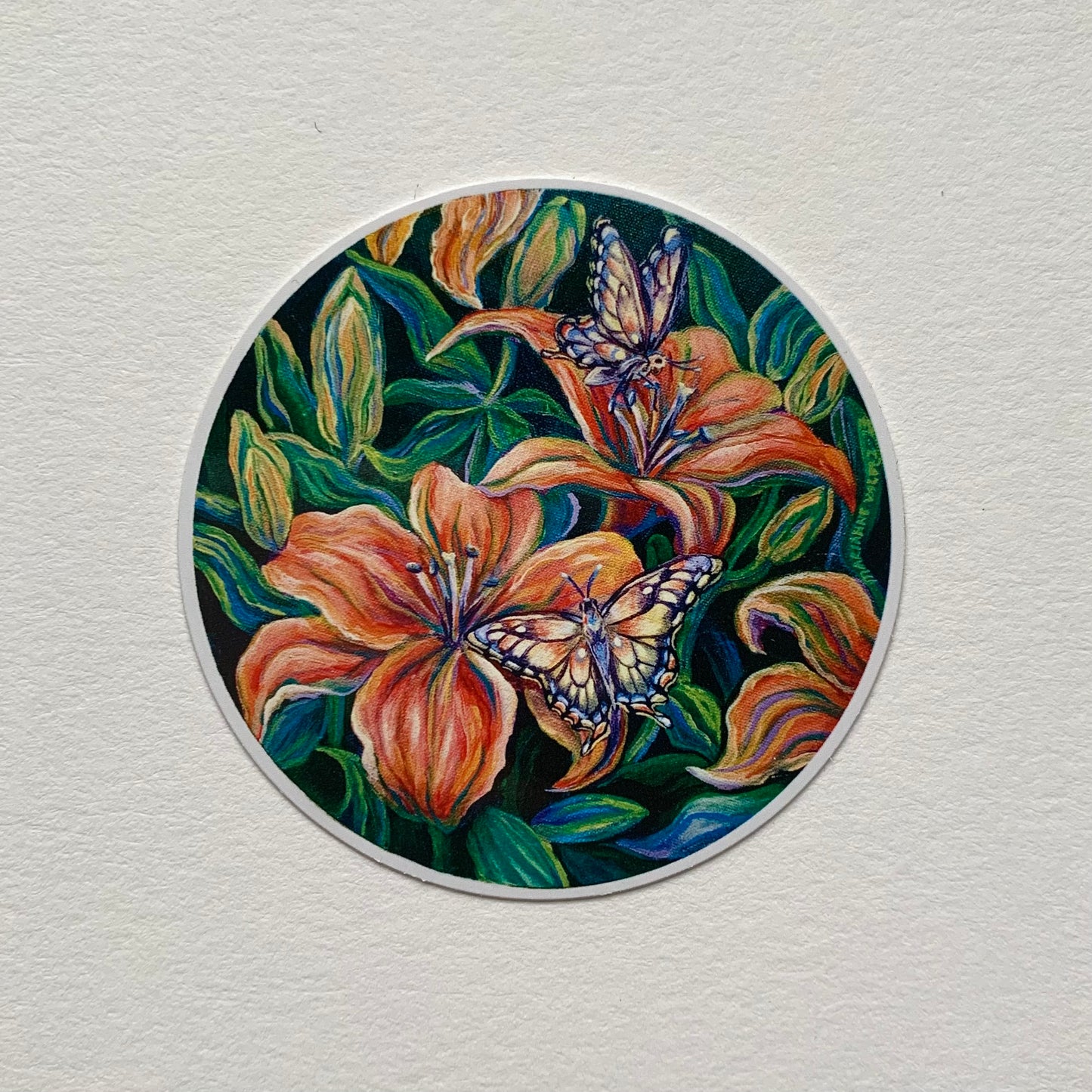 Tiger Lily Sticker