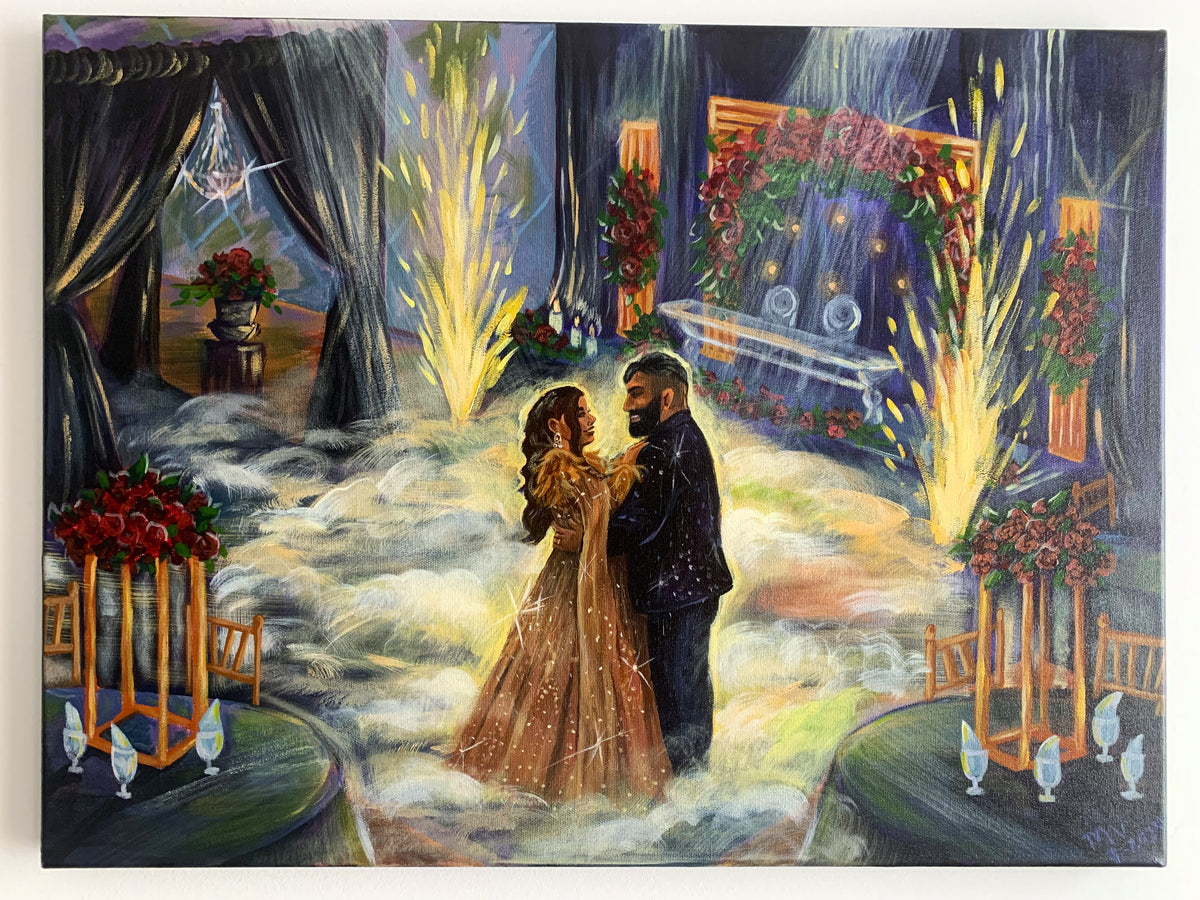 Ruby Raju Live Event Painting – Marianne Valdez - Artist & Illustrator